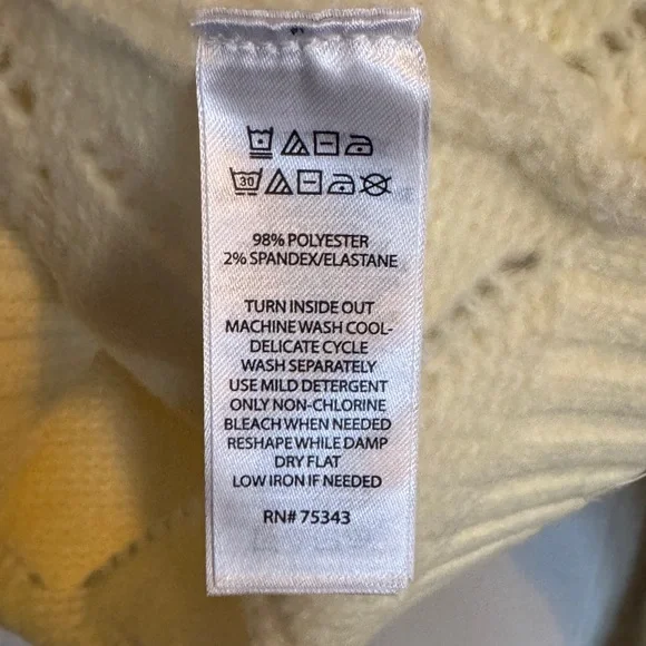 Joie 💛 Women's Light Yellow Sweater Size Large - Picture 4 of 4